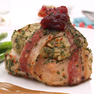 prepared duck and turkey tournedos